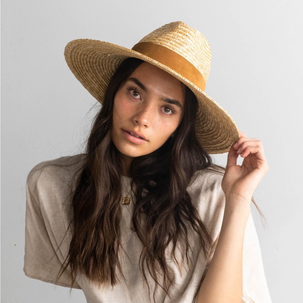NWT - Gigi Pip ISLA STRAW FEDORA